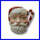 Tiny Royal Doulton Santa Claus Face Mug Candy Cane Toby Miniature 6980