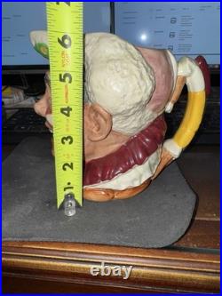 Toby Character Jug, The Clown, #D6322, 1950, Royal Doulton, Large 6 RD-1 RARE