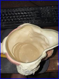 Toby Character Jug, The Clown, #D6322, 1950, Royal Doulton, Large 6 RD-1 RARE