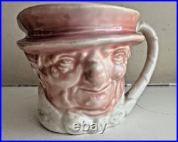Tony Weller White with Pink Glaze D5531 Small Royal Doulton Character Jug