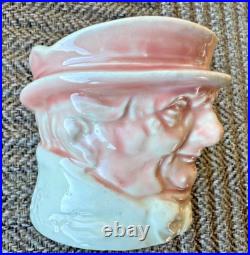 Tony Weller White with Pink Glaze D5531 Small Royal Doulton Character Jug