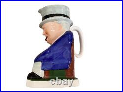Two Large Winston Churchill Character Toby Jug s 9 Royal Doulton & Spode