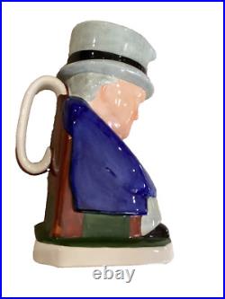 Two Large Winston Churchill Character Toby Jug s 9 Royal Doulton & Spode