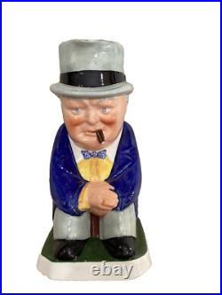 Two Large Winston Churchill Character Toby Jug s 9 Royal Doulton & Spode
