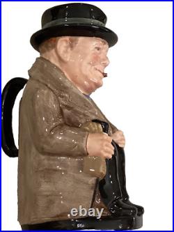 Two Large Winston Churchill Character Toby Jug s 9 Royal Doulton & Spode