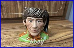 Ultra Rare Royal Doulton Mid Size Character Jug George Harrison Beatles D6727