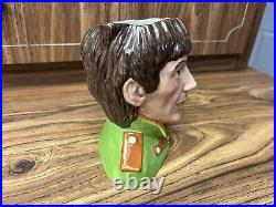 Ultra Rare Royal Doulton Mid Size Character Jug George Harrison Beatles D6727