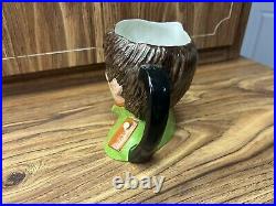 Ultra Rare Royal Doulton Mid Size Character Jug George Harrison Beatles D6727