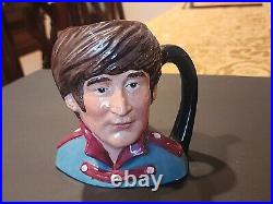 Ultra Rare Royal Doulton Mid Size Character Jug John Lennon Beatles D6725