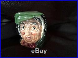 VERY RARE Royal Doulton SAIREY GAMP Mini Character Toby Jug Mug Toothpick Holder