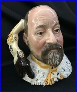 VINTAGE ROYAL DOULTON EDWARD VII D7154 Large Toby Character Jug LTD ED 132/1000