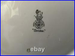VTG 1940-60 Royal Doulton Character Jug SIR FRANCIS DRAKE D6115-2nd Ver. Collar