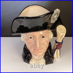 VTG 1982 Royal Doulton Character Jug GEORGE WASHINGTON D6669 250th BIRTHDAY 7.5