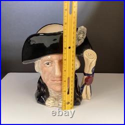 VTG 1982 Royal Doulton Character Jug GEORGE WASHINGTON D6669 250th BIRTHDAY 7.5