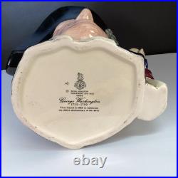 VTG 1982 Royal Doulton Character Jug GEORGE WASHINGTON D6669 250th BIRTHDAY 7.5
