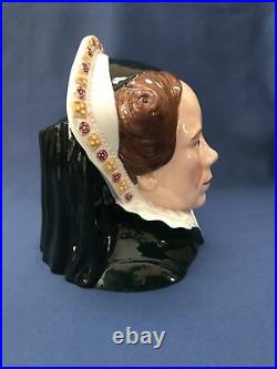 VTG 2003 Royal Doulton Classics QUEEN MARY I Character Jug D7188 withCOA 7 1/2