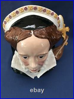 VTG 2003 Royal Doulton Classics QUEEN MARY I Character Jug D7188 withCOA 7 1/2