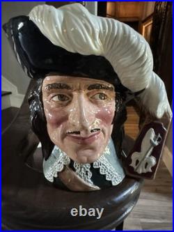 VTG D'ARTAGNAN 7.5 Royal Doulton Toby Mug Jug D6691 The Fourth Musketeer 1982