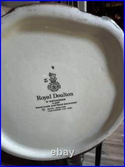 VTG D'ARTAGNAN 7.5 Royal Doulton Toby Mug Jug D6691 The Fourth Musketeer 1982
