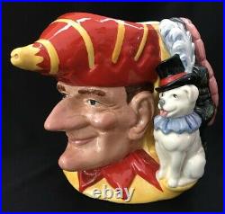 VTG Royal Doulton Character Toby Jug PUNCH & JUDY D6946 withCOA 1261/2500 7 TALL