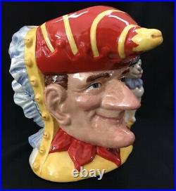 VTG Royal Doulton Character Toby Jug PUNCH & JUDY D6946 withCOA 1261/2500 7 TALL