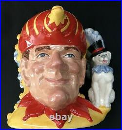 VTG Royal Doulton Character Toby Jug PUNCH & JUDY D6946 withCOA 1261/2500 7 TALL