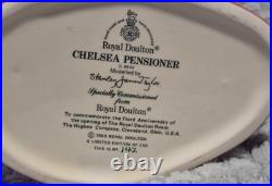 VTG Royal Doulton Chelsea Pensioner D6832 Ltd Ed 142/250 Large Jug Charity