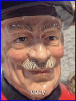 VTG Royal Doulton Chelsea Pensioner D6832 Ltd Ed 142/250 Large Jug Charity
