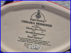VTG Royal Doulton Chelsea Pensioner D6832 Ltd Ed 142/250 Large Jug Charity