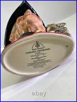 VTG Royal Doulton Chelsea Pensioner D6832 Ltd Ed 66/250 Large Jug Charity DS69