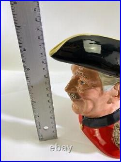 VTG Royal Doulton Chelsea Pensioner D6832 Ltd Ed 66/250 Large Jug Charity DS69