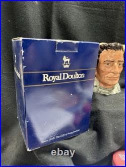 VTG Royal Doulton PAIR Two Faced TOBY CHARACTER JUGS Cleopatra, Samson Mugs 7