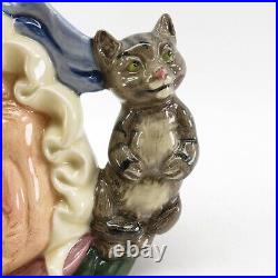 VTG THE COOK AND THE CHESHIRE CAT Royal Doulton D 6842 Large Character Toby Jug