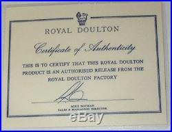 Very Rare Royal Doulton Prototype Color Simon The Cellarer Character Jug Mint