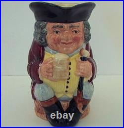 Vintage 1965 ROYAL DOULTON 6.25 Jolly Toby n Blue CHARACTER JUG Mint Condition