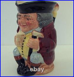 Vintage 1965 ROYAL DOULTON 6.25 Jolly Toby n Blue CHARACTER JUG Mint Condition