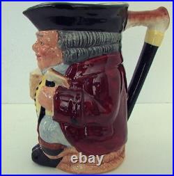 Vintage 1965 ROYAL DOULTON 6.25 Jolly Toby n Blue CHARACTER JUG Mint Condition