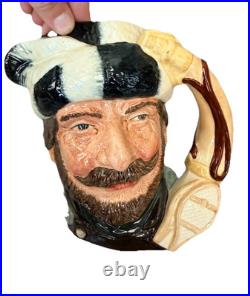 Vintage 1966 Trapper Toby/Character Jug XL 7.5 Mug by Royal Doulton & Co