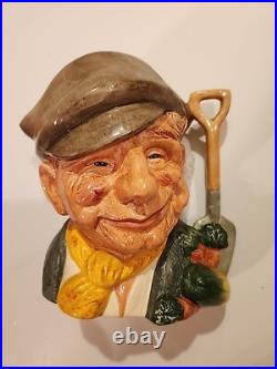 Vintage 1972 Royal Doulton The Gardener D6630 Toby Mug -Mint Condition-Free Ship