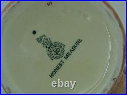 Vintage 1984 ROYAL DOULTON 4.25 Honest Measure TOBY CHARACTER JUG Mint