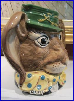 Vintage 1988 Royal Doulton The March Hare D6776 Character Toby Jug 5-7/8 Tall