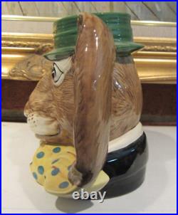 Vintage 1988 Royal Doulton The March Hare D6776 Character Toby Jug 5-7/8 Tall