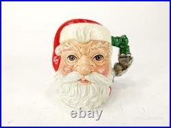 Vintage 1994 Royal Doulton Santa Claus Toby Mug D6964 4.5 Tall Bells Handle