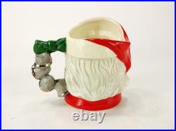 Vintage 1994 Royal Doulton Santa Claus Toby Mug D6964 4.5 Tall Bells Handle
