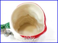 Vintage 1994 Royal Doulton Santa Claus Toby Mug D6964 4.5 Tall Bells Handle