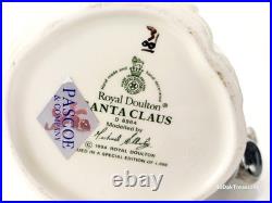 Vintage 1994 Royal Doulton Santa Claus Toby Mug D6964 4.5 Tall Bells Handle