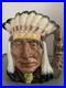 Vintage 7.5 Royal Doulton 1966 North American Indian Toby Pitcher Mug D6611