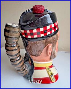 Vintage Boxed Large Royal Doulton WILLIAM GRANT Character Jug with Pour Spout, COA