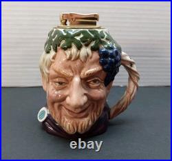 Vintage Character Jug Bacchus Table Lighter (Small) Royal Doulton D6505 Eng