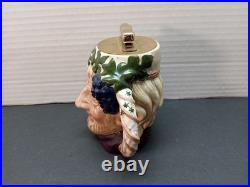 Vintage Character Jug Bacchus Table Lighter (Small) Royal Doulton D6505 Eng